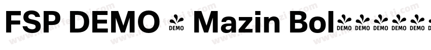 FSP DEMO - Mazin Bol字体转换